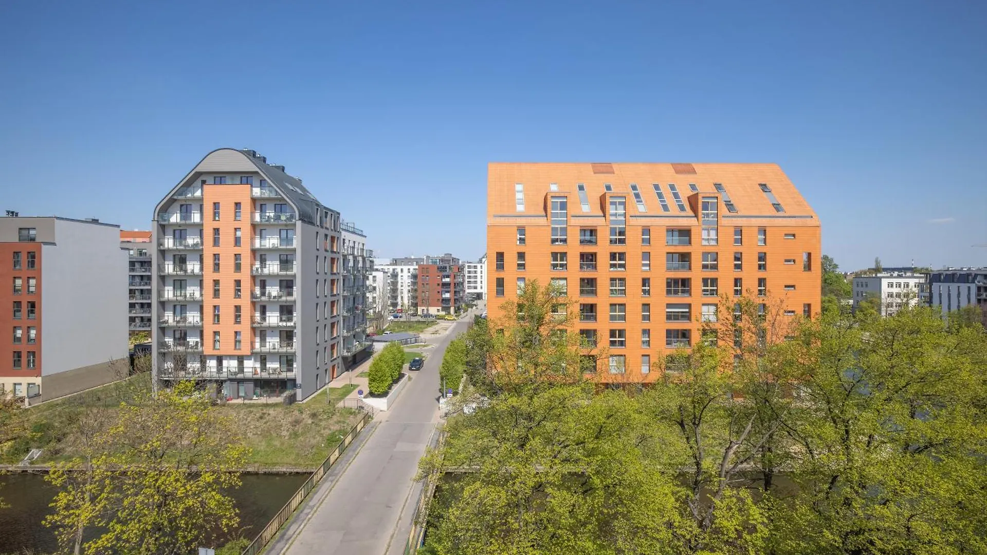 River View Downtown Apartment With Balcony Gdansk Poland